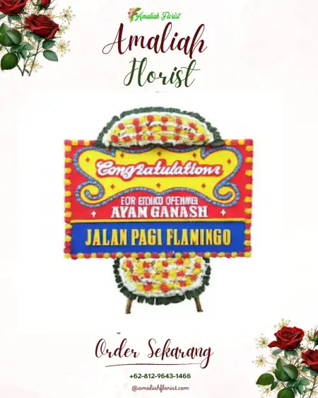 Sewa Papan Bunga Doplang
